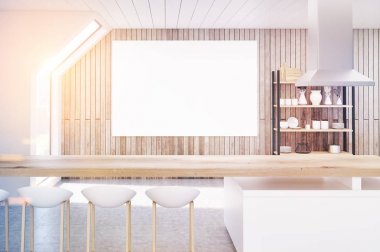 Tonda posteri ile tavan arası mutfak