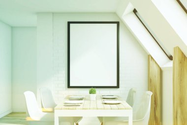 Beyaz tavan mutfak, tonda