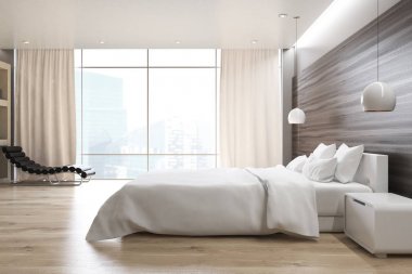 Gri yatak odası, yan