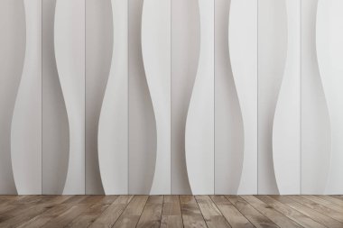 Beyaz dalga arka plan Oda yakın çekim