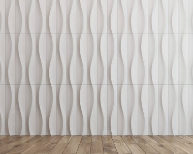 Beyaz dalga arka plan Oda