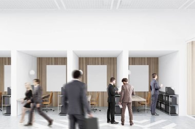 Elmas ofis kabinleri resimlerle, insanlar