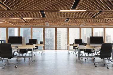 Ahşap açık alan office