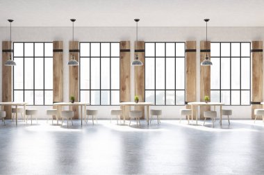 Panjurlar kafe iç Önden Görünüm