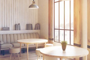 Tonda panjurlar kafe iç köşe