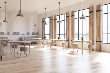 Panjurlar kafe iç yan görünüm
