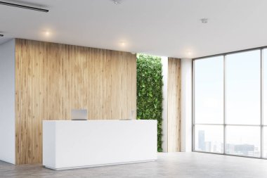 Beyaz Resepsiyon, çim ofis, yan