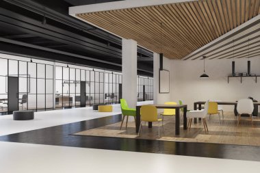 Yuvarlak tanımlayamayız ofis bekleme yeri, portre