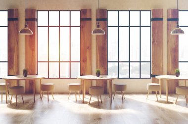 Panjurlar kafe iç yakın kadar tonda