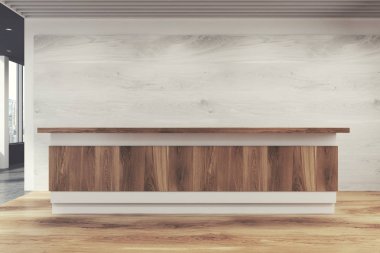 Ahşap Resepsiyon sayaç, yakın