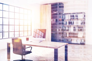 Özgün tablo CEO'su office iç köşe tonda