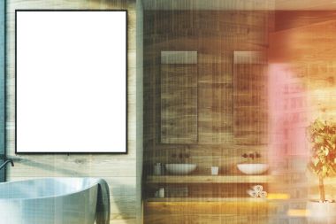 Ahşap banyo iç, resim, ağaç, kız