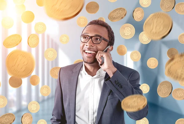 Afrika kökenli Amerikalı işadamı, bitcoin yağmur