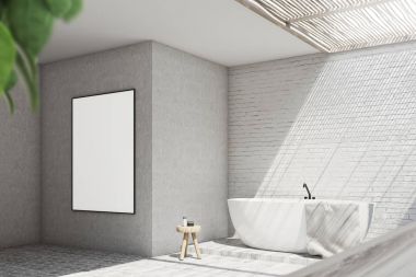 Gri banyo, poster yan