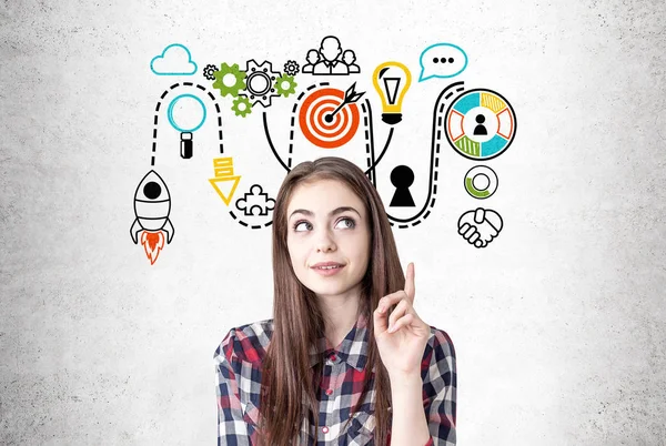 Yaratıcı, pratik bir kızla başlangıç planı