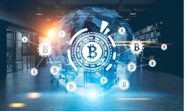 Bitcoin ağ, Hud, Dünya Haritası, gece ofis