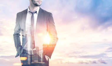 Bir sabah şehirde tanınmaz işadamı