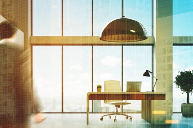 Loft CEO'su ofis, insanlar