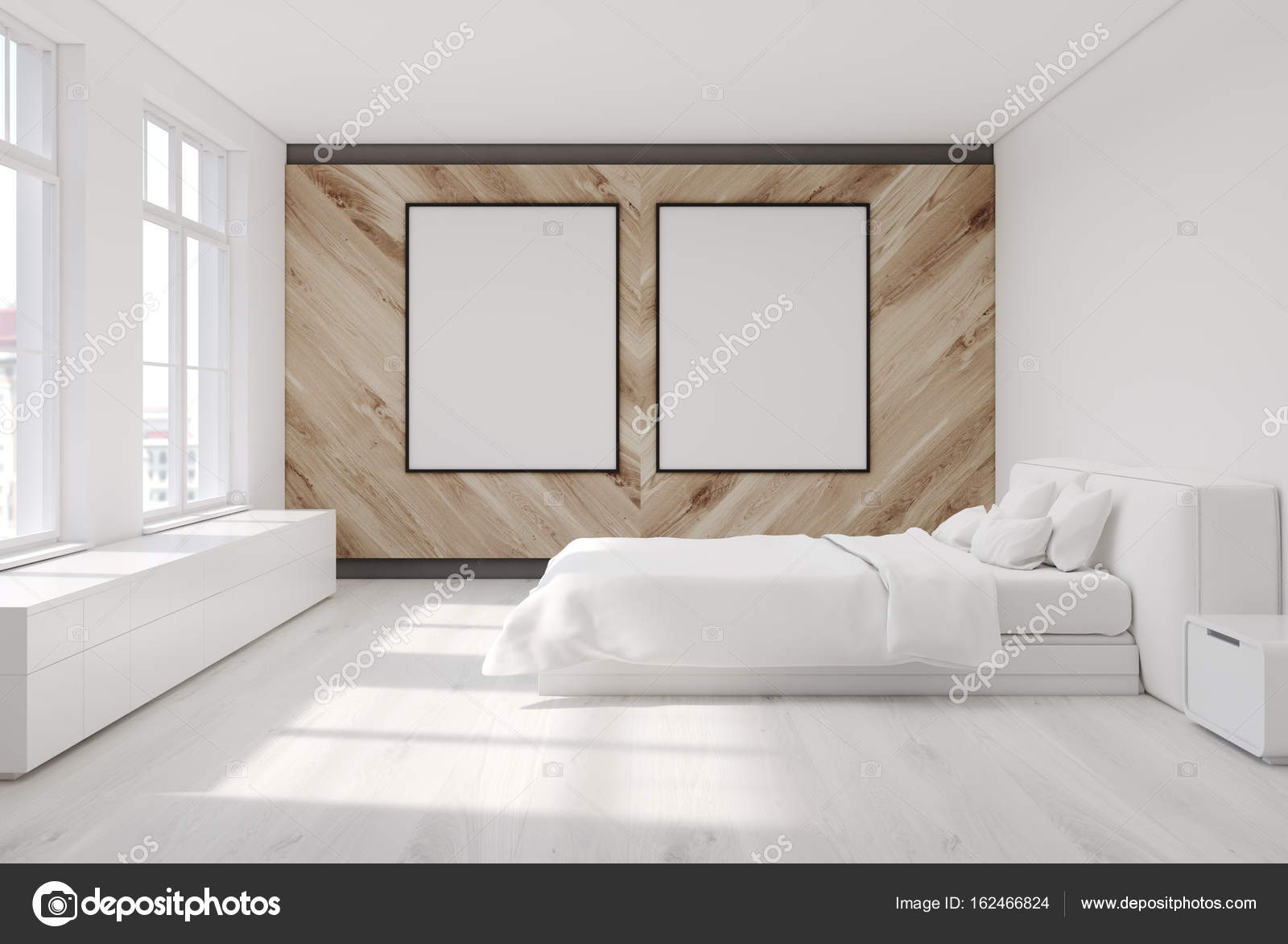 Trä sovrum, tvÃ¥ affischer — stockfotografi © denisismagilov #162466824