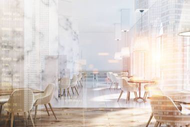 Lüks mermer kafe iç, Çift Kişilik