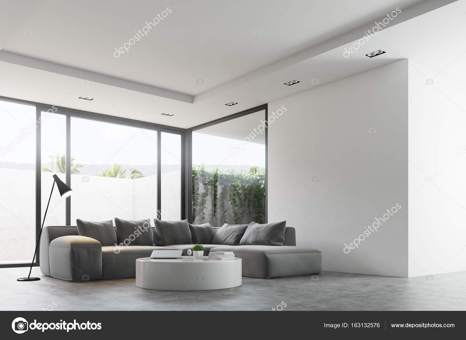 Woonkamer ronde tafel, Bank, hoek — Stockfoto © denisismagilov ... Woonkamer ronde tafel, Bank, hoek — Stockfoto © denisismagilov ...