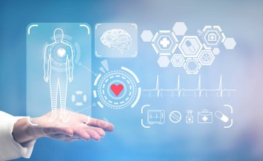 Doktor s el, tıbbi simgeler ve Hud