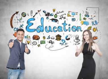 Asyalı sarışın kadın, eğitim ve