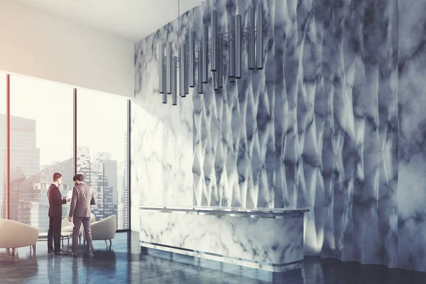 Gri mermer Resepsiyon sayaç