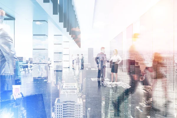 Business people in an office lobby — Stock Photo, Image