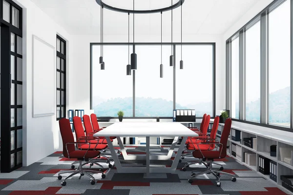 Toplantı Salonu kırmızı sandalye ile