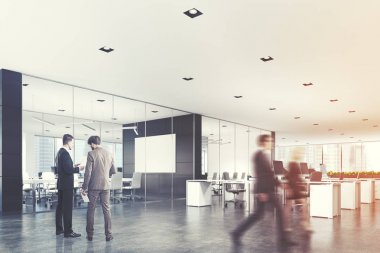 Gri konferans salonu, poster, tonda office