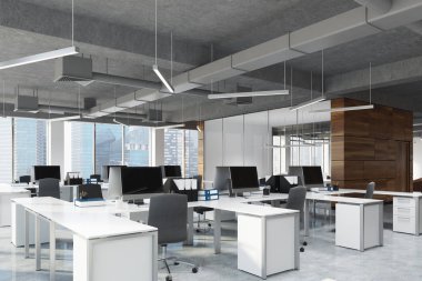 Açık alan ofis ve toplantı Oda yan