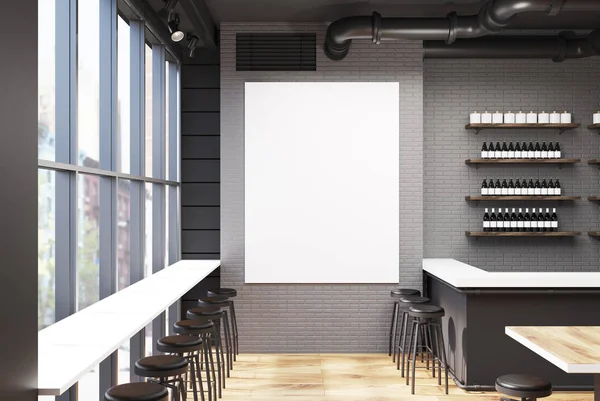 Bir posteri ile gri çubuğu