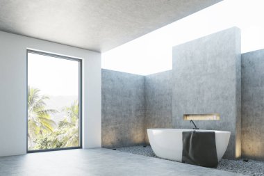 Beton banyo iç, köşe