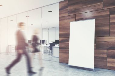 Office kat, lobi, yan dikey posterinde tonda