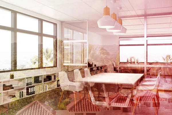 Çift Kişilik Oda, Toplantı çatı