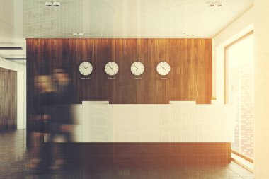 Resepsiyon Masa ve dünya saat saatler Çift Kişilik