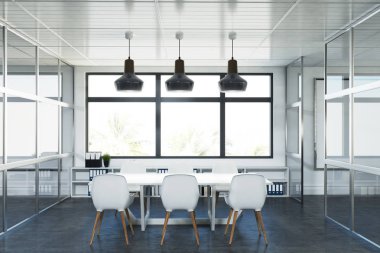 Cam toplantıda oda iç, açık görüntüleme