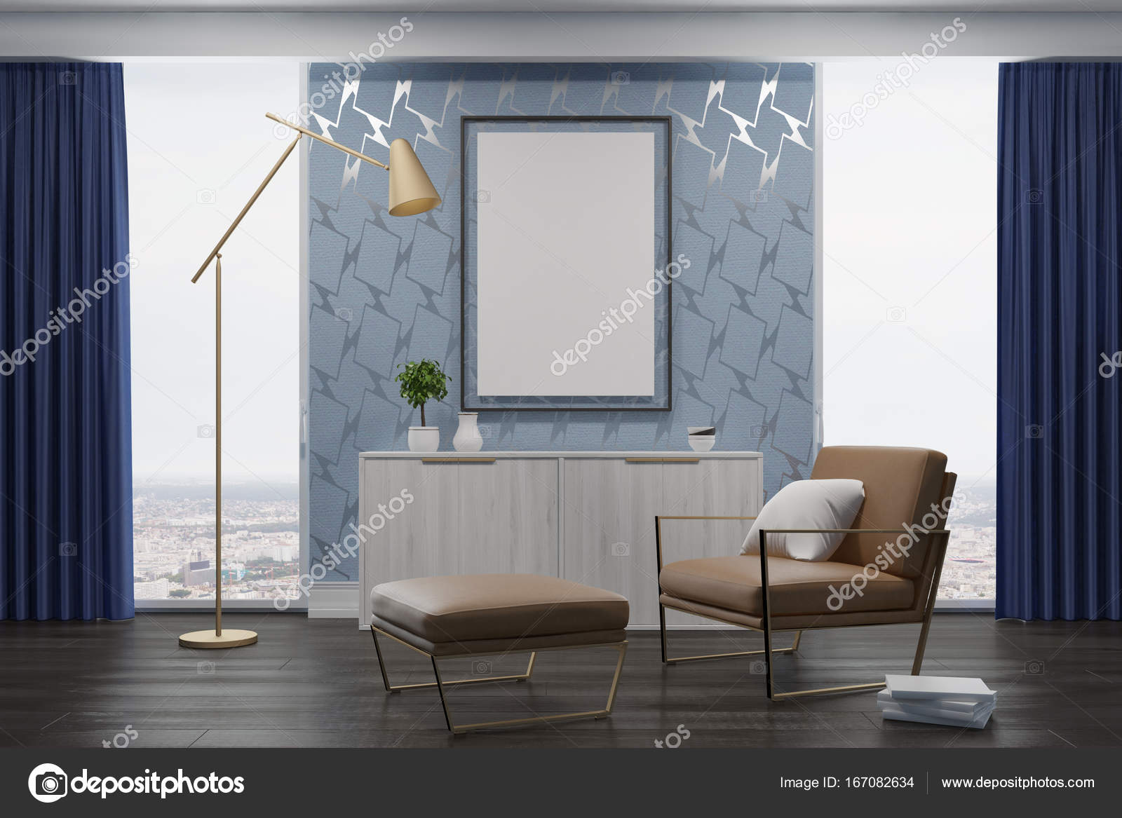 Grau Beige Wohnzimmer Sessel — Stockfoto © denisismagilov #167082634 Grau Beige Wohnzimmer Sessel — Stockfoto © denisismagilov #167082634