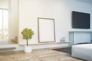 Beyaz Oda, Tv ve poster yaşayan, yan tonda