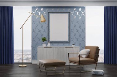 Gri oturma odası, bej koltuk