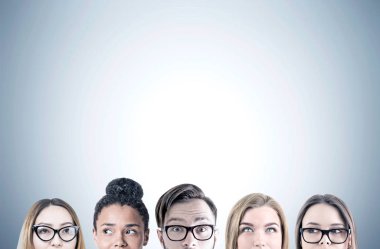 Gençler s başkanları, gri yakın çekim