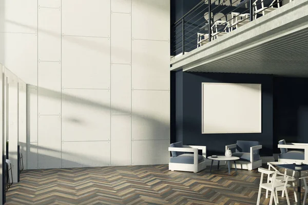 Beyaz ve siyah Cafe, Ofis koltukları