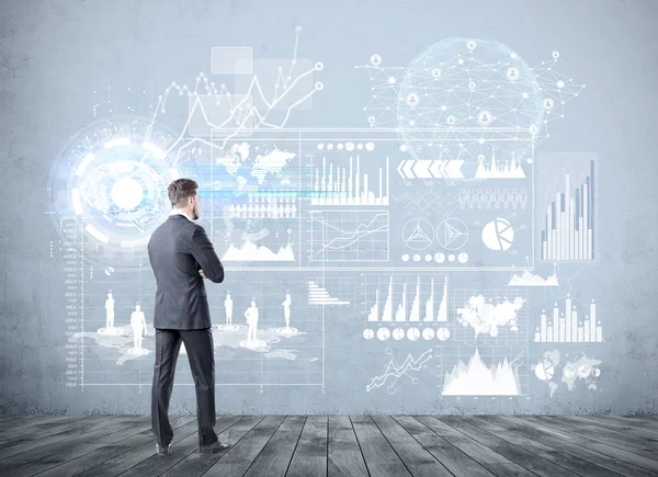 Grafikler, Hud bakan adam