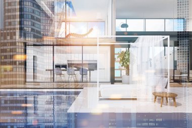 Yüzme havuzlu, yatak Çift Kişilik büyük ev