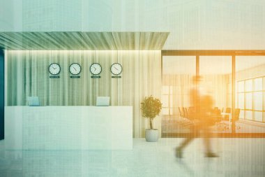 Resepsiyon yakınındaki bir toplantı salonu, açık Çift