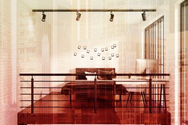 Beyaz yatak odası ile bir Fotoğraf Galerisi gri tonlu