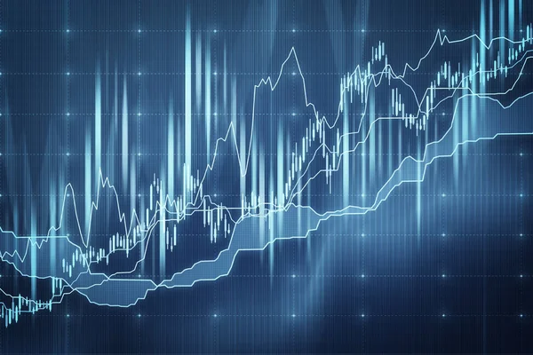 Gráficos abstractos y boceto de infografías — Foto de Stock