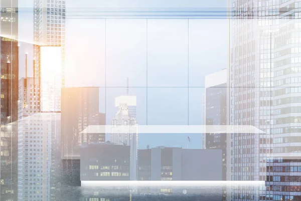 Ofiste çift beyaz Resepsiyon