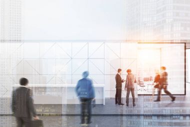 Beyaz Resepsiyon, Ceo office, insanlar